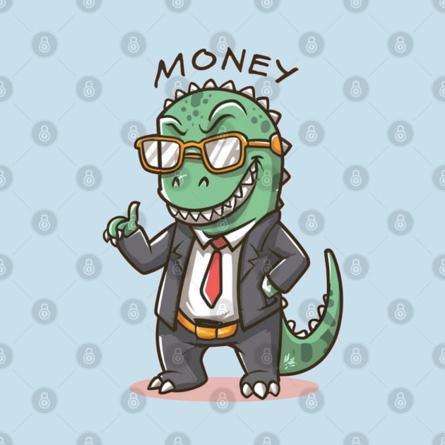 Money Dino by Ridzdesign