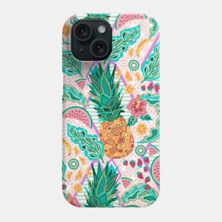 Tropical Pineapples Phone Case