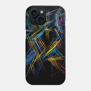 Abstract Color Scifi Pattern Phone Case