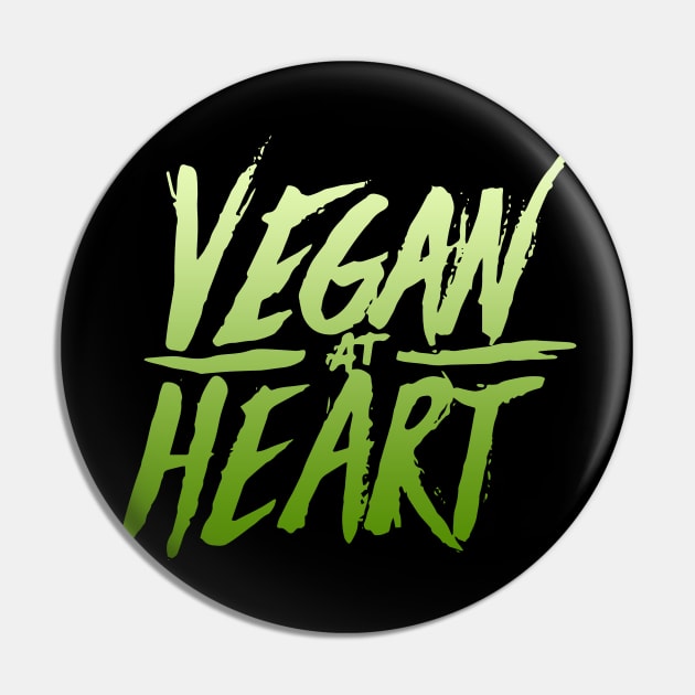 Vegan At Heart Pin by hybridgothica