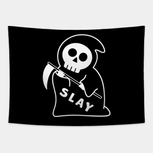 Halloween Grim Reaper Slay Tapestry