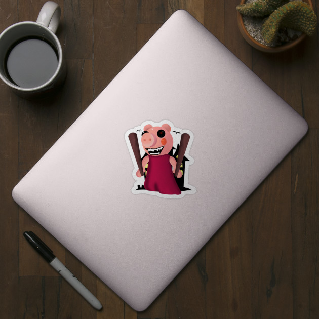 Halloween Piggy Roblox Piggy Roblox Sticker Teepublic - piggy roblox craft