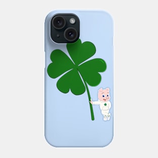 Happy Pig and Lucky Clover Phone Case