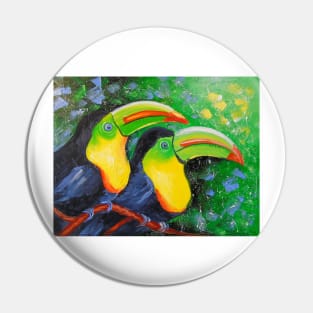 Toucans Pin