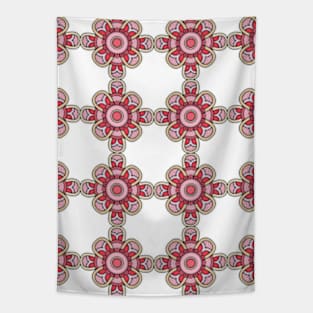 Cute Red Floral Pattren Design Tapestry