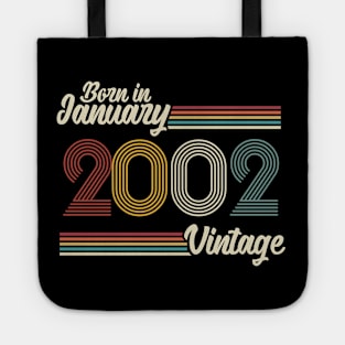 Vintage Born in January 2002 Tote