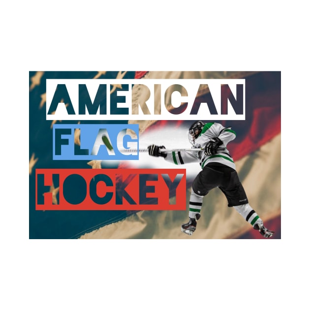 American flag hockey by pmeekukkuk