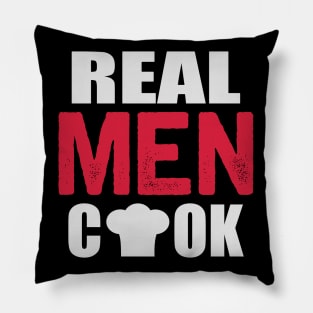 Real Men Cook Pillow