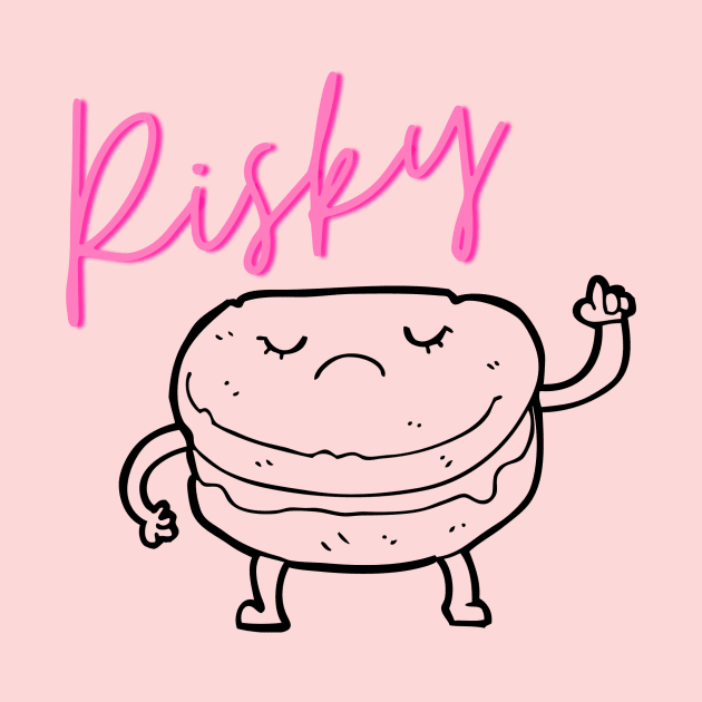 Risky Biscuit (black & pink) by Go Help Yourself Podcast