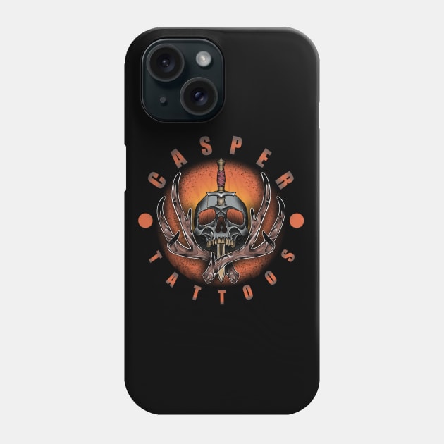 Casper Tattoos Logo Phone Case by Casper Tattoos