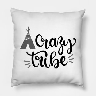 Crazy Tribe Camping Shirt, Outdoors Shirt, Hiking Shirt, Adventure Shirt Pillow