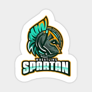 Spartan Wrestling Magnet