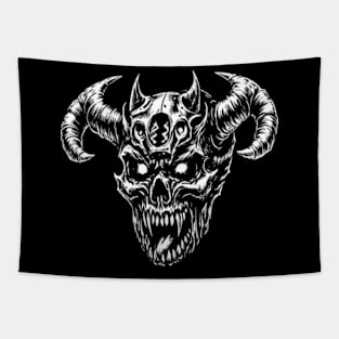 DEMON SKULL Tapestry