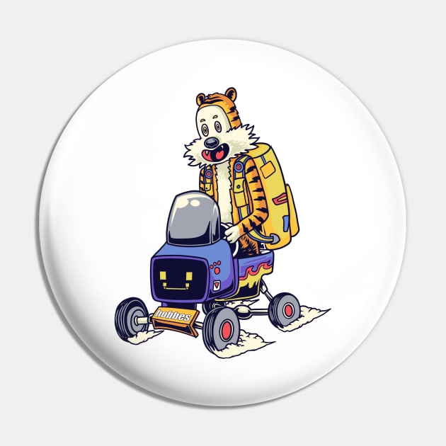 Hobbes Ride Mini Car Pin by inhistime5783