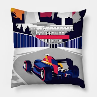 Formula Race Car in Baku Pillow