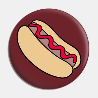 Hotdog with Ketchup Pin