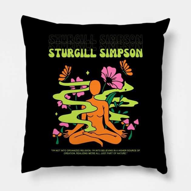 Sturgill Simpson // Yoga Pillow by Mamamiyah