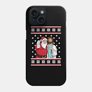 Drinking Party Santa Jesus Lover Glogg Phone Case