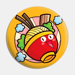 Red Bowl Ramen Pin