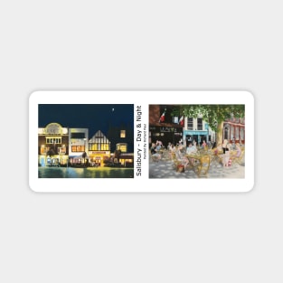 Salisbury Day And Night Mug Magnet