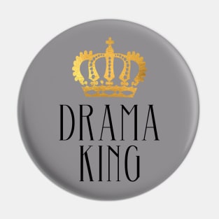 Drama King Gold Pin