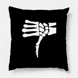 Thumbs Down Icon, Skeletal Pillow