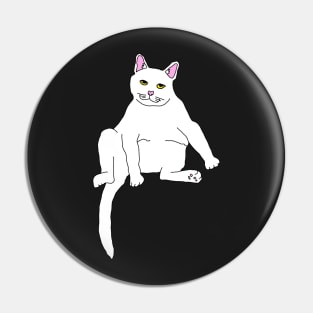 Fat cat Pin