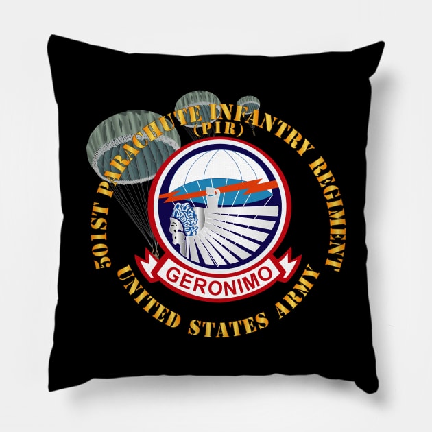 501st Infantry Regiment - US Army Pillow by twix123844