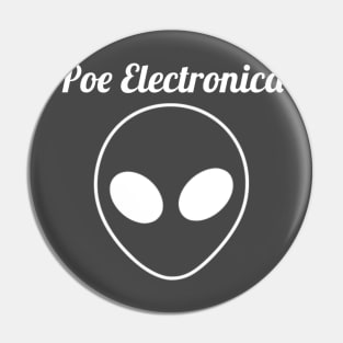 Poe Electronica Gray Alien Pin