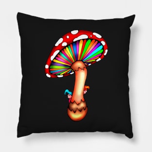 Psychedelic Mushroom Pillow