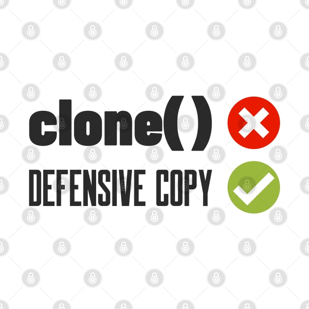 Secure Coding Clone Defensive Copy by FSEstyle