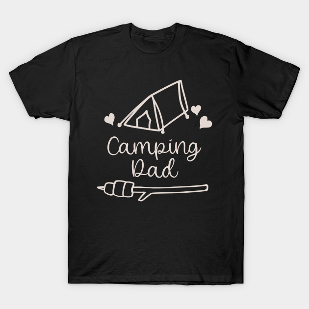 camping dad t shirt
