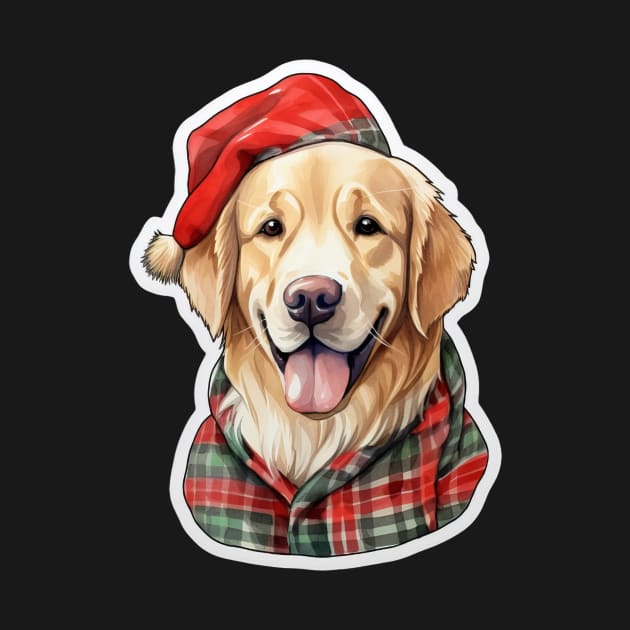 Golden Retriever Christmas by Mistywisp