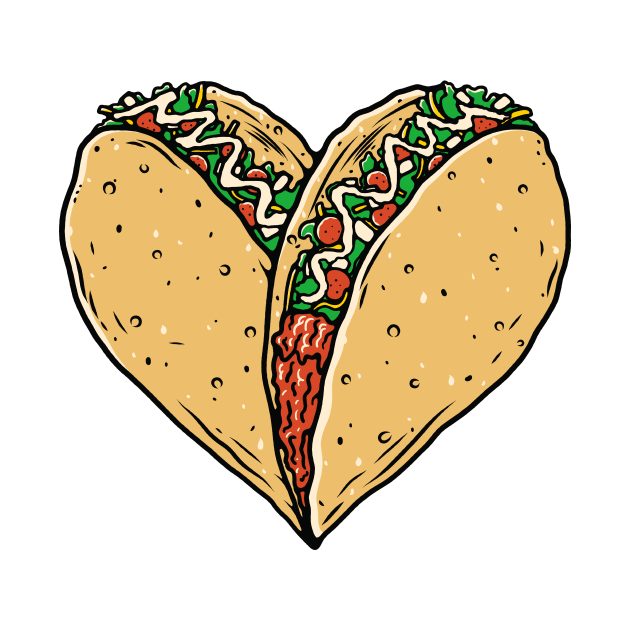 Taco Lovers Heart by edwardechoblue