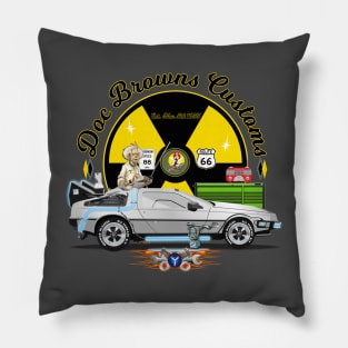 Doc Brown Customs Pillow