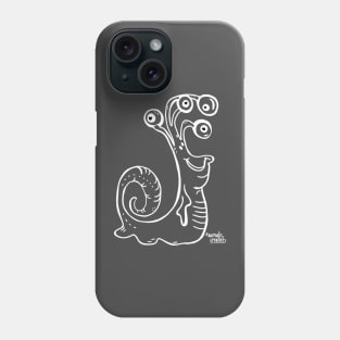 slimy snail with 4 eyes Phone Case