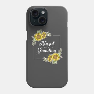 Blessed To Be Called Grandma Sunflower Mama Mom Mothers Day Phone Case