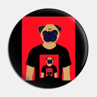 Pug To Infinity Pin