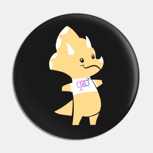 Biceratops Pin