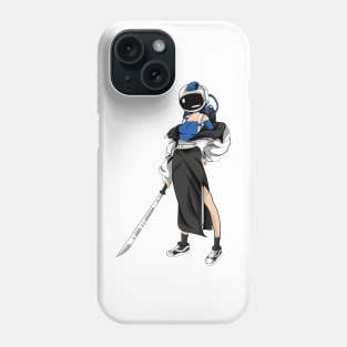 Astronaut katana Girl Phone Case