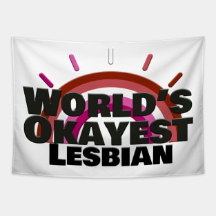 World's Okayest Lesbian Tapestry