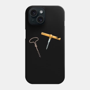 Corkscrew Wine Bottle Opener Phone Case