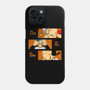 Funny Retro Vintage Western Cartoon Old West Movie Parody Phone Case