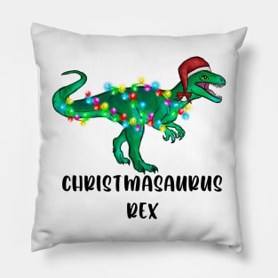 Christmasaurus Rex Pillow