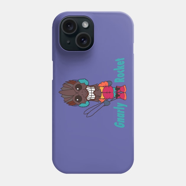 Gnarly Tundra Tiki Phone Case by The Gnarly Rocket