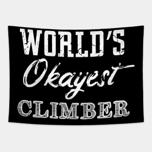 World's okayest climber Tapestry