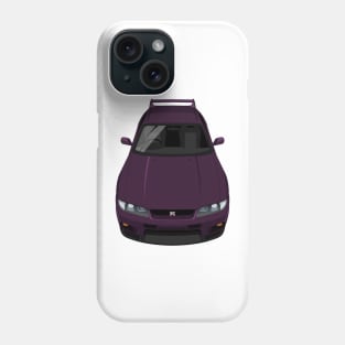 Skyline GTR V Spec R33 - Purple Phone Case