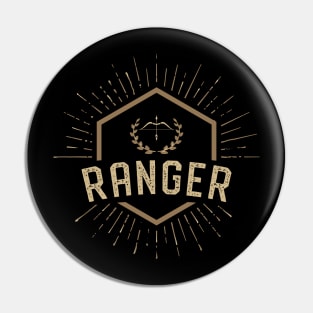 Ranger Character Class Tabletop Roleplaying RPG Gaming Addict Pin