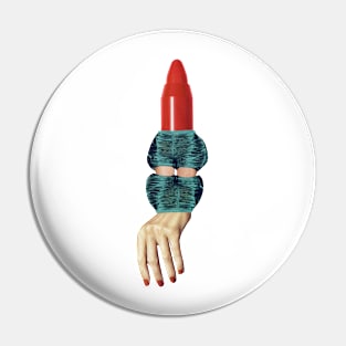 Red Lipstick Monster Pin