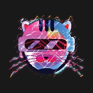 cyberpunk cat T-Shirt